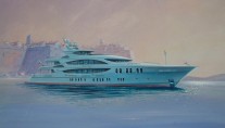 Super Yacht Lady Linda Painted 